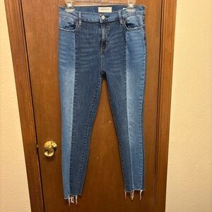 PacSun Women's Two-Tone Blue Skinny Jeans/Jeggings XS
